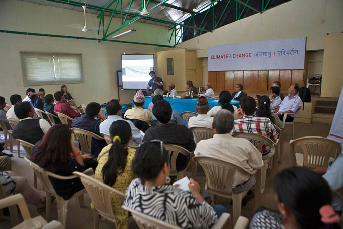 Panel discussion on 'Access routes for tourism: enhancing community development in Nepal’s mountain areas. Photo: Shikhar Bhattarai